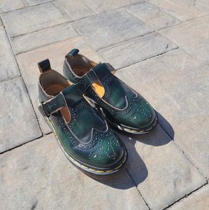 Green Arcadia Dr. Martens made in England